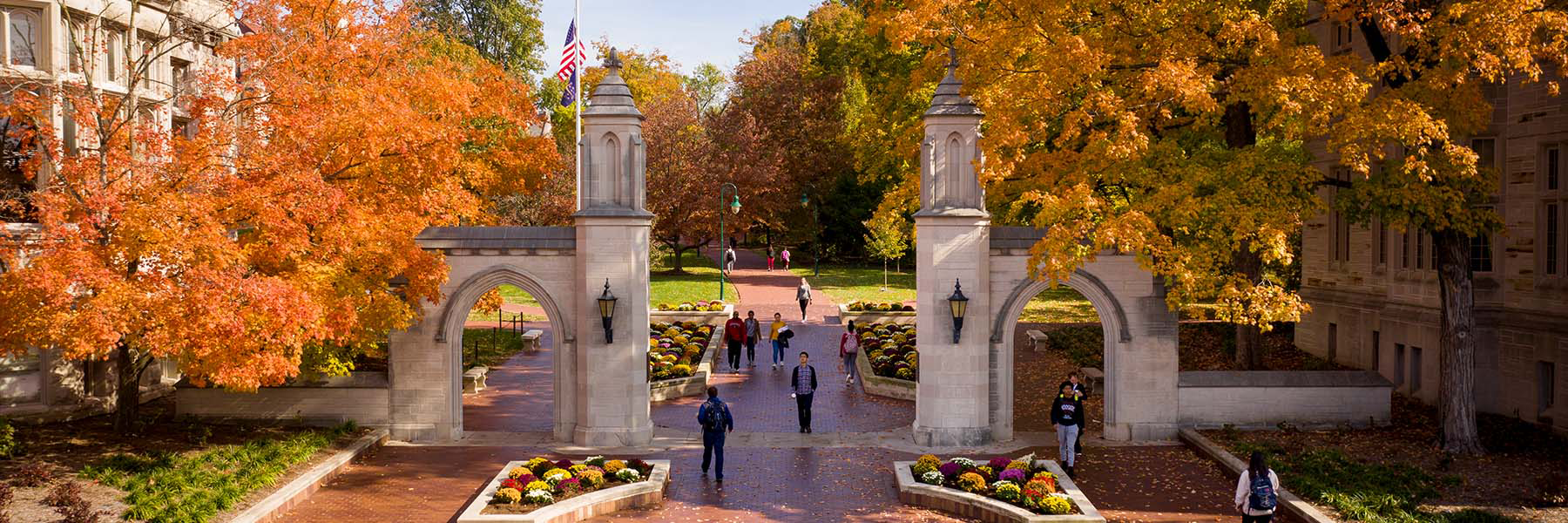 Indiana University’s Bloomington campus in the fall